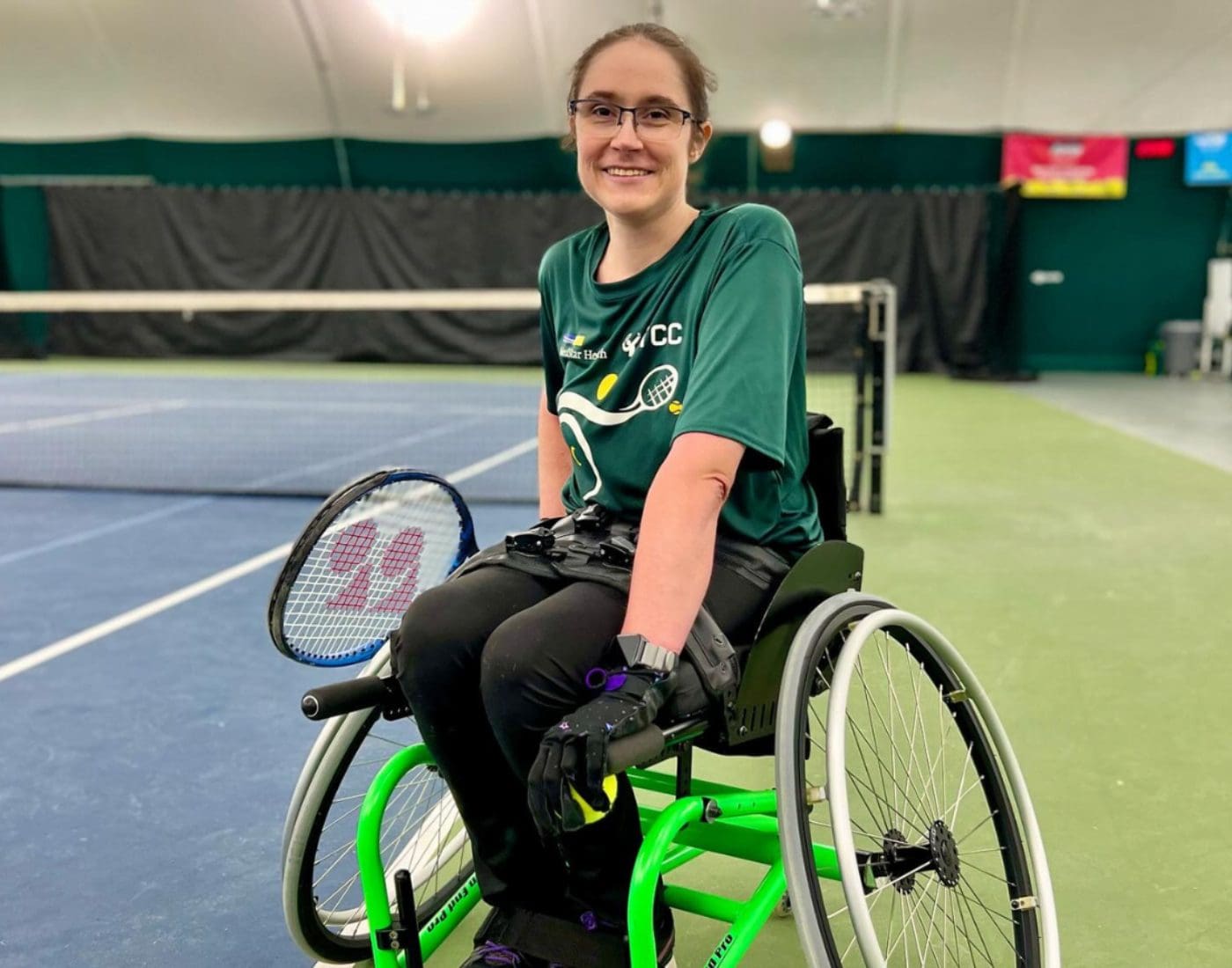 JTCC Athlete Madeleine-Camille Preuninger Thriving in New Wheelchair