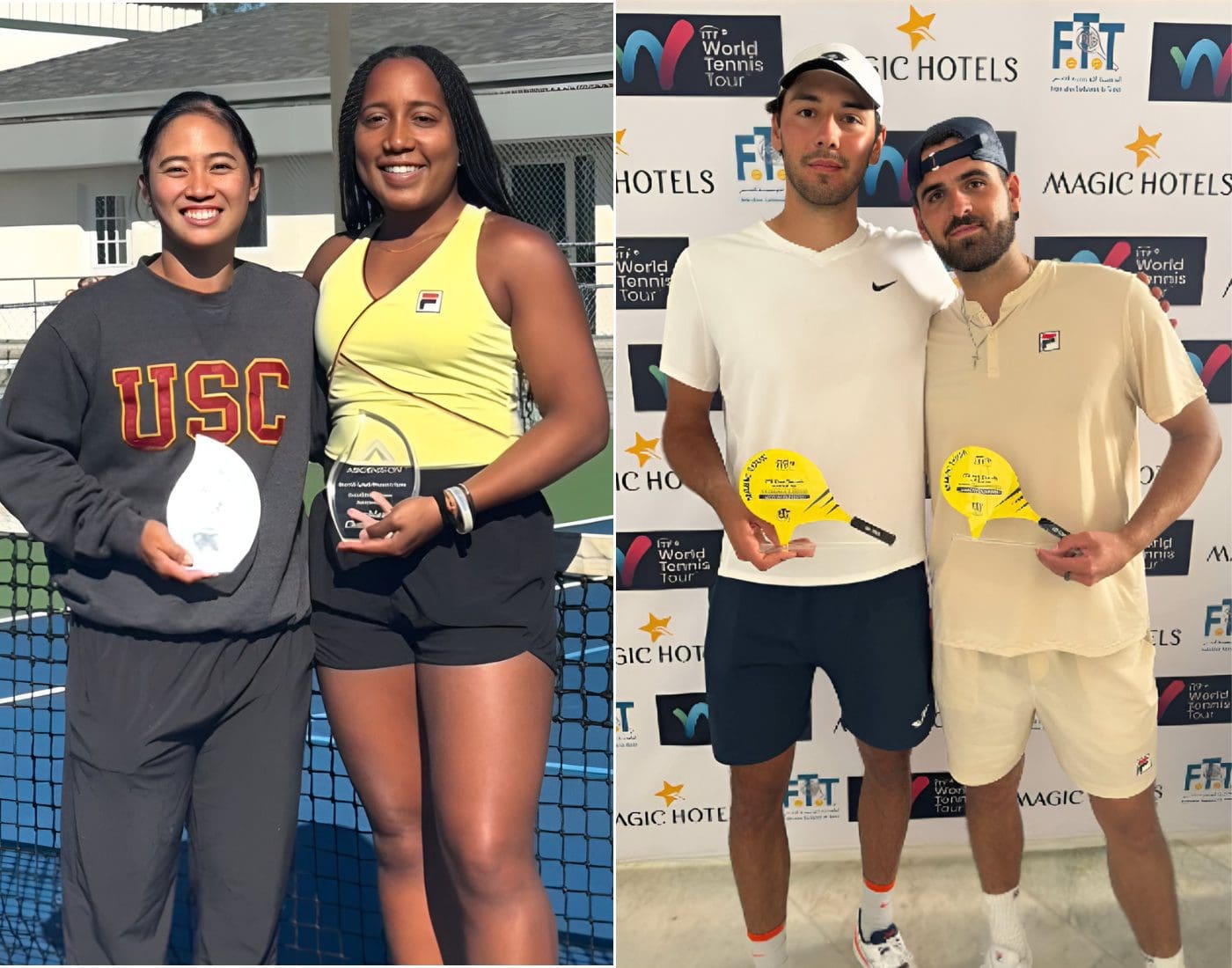 JTCC Alumni Ayana Akli & William Woodall Win First Professional Tournaments