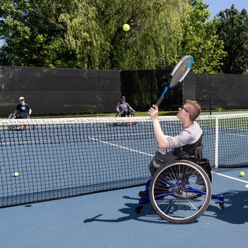 Adaptive Wheelchair Tennis Lesson