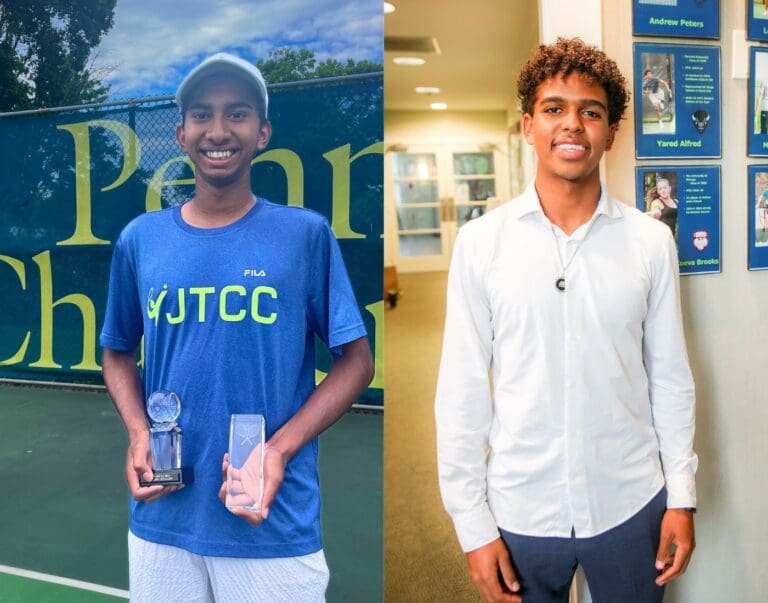 Yared Alfred & Shaun Fernando Earn USTA Foundation College Scholarships