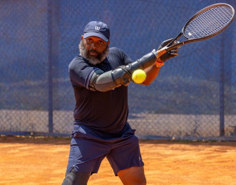 Kemit-Amon Lewis Competes In Para-Standing World Championships